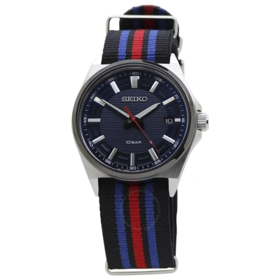 Seiko Racing Sports Quartz Blue Dial Men's Watch Sur509p1 In Red   / Blue / Purple