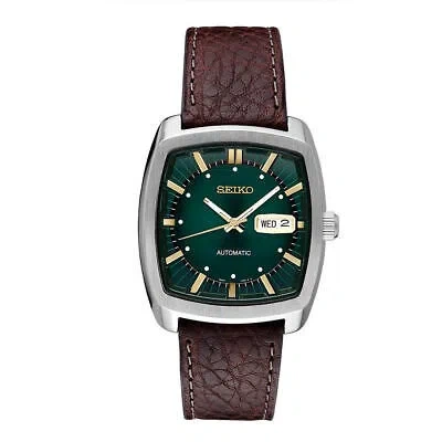 Pre-owned Seiko Recraft Automatic Leather Strap Watch