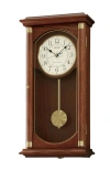 Seiko Rectangular Pendulum Chime Clock In Brown