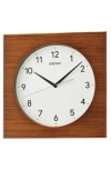 Seiko Rylie Wall Clock In Brown