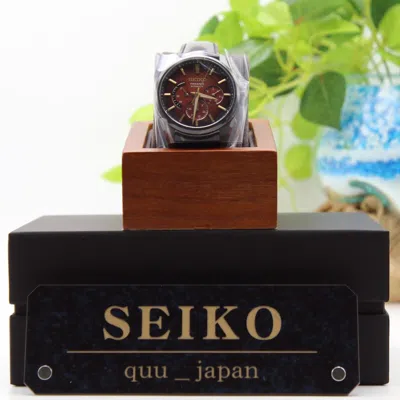 Pre-owned Seiko Sarw063 Presage Sharp Edged Series Kabuki-inspired Limited Edition