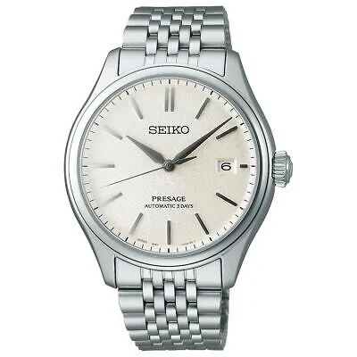 Pre-owned Seiko Sarx121 Presage Classic Series Made In Japan Limited Sale Stainless Steel