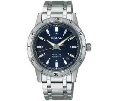 Pre-owned Seiko Sary247/srpl07 Presage Automatic 60's Style Metal Men's Watch
