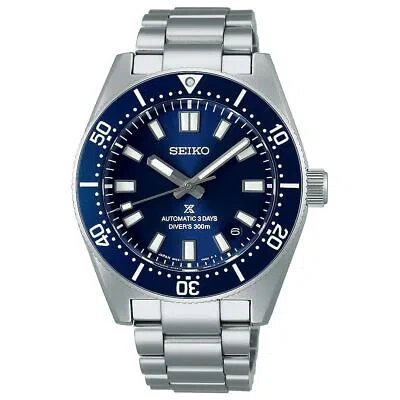 Pre-owned Seiko Sbdc195 Prospex Diver Scuba 1965 Heritage Limited Edition Silver Blue