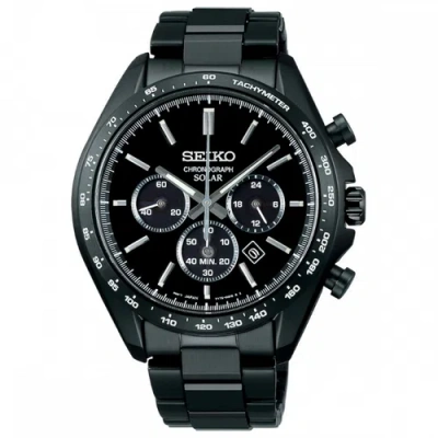 Pre-owned Seiko Sbpy169 Solar Mens Watch + Worldwide Warranty Us4