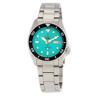 Pre-owned Seiko 5 Automatic Blue Dial Unisex Watch Srpk33