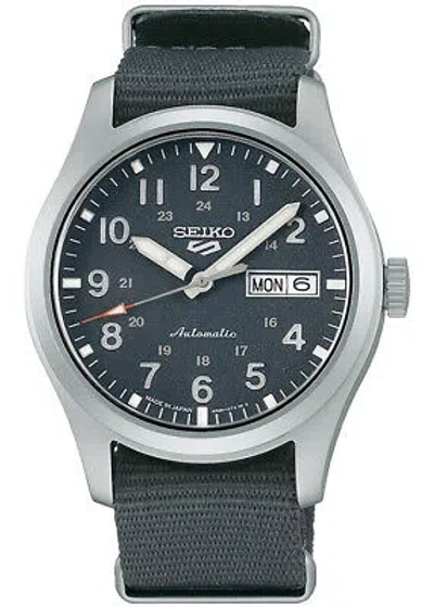 Pre-owned Seiko 5 Sports Field Sports Style Sbsa115 Gray Men's Watch In Box