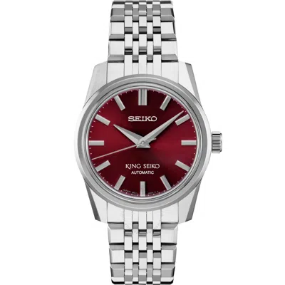 Seiko Luxe King  Red Dial Unisex Watch Spb287