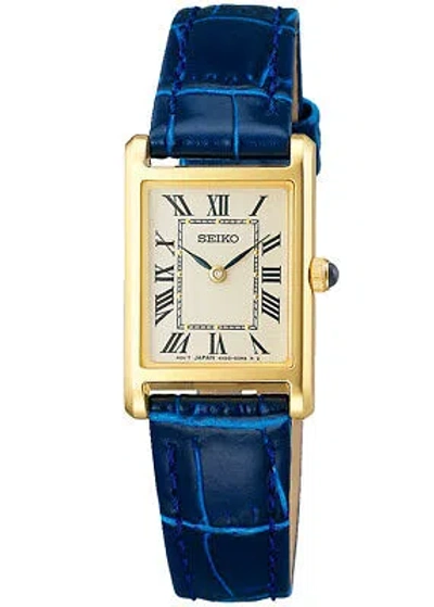 Pre-owned Seiko Selection Nano Universe Sseh004 Cream Women's Watch In Box