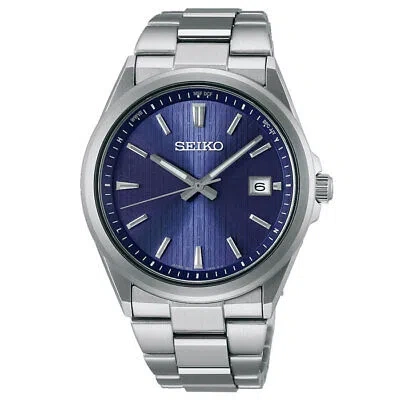 Pre-owned Seiko Selection Sbtm349 Blue Solar Radio Sapphire Men's Watch In Box