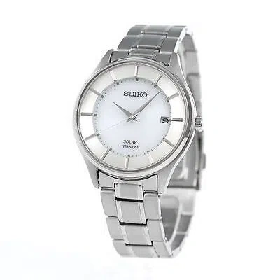 Pre-owned Seiko Selection Solar Pair Sbpx 101 Men Watch In Box