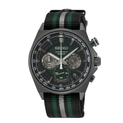 Pre-owned Seiko Selection Chronograph Quartz Watch Ssb411p1 Usus