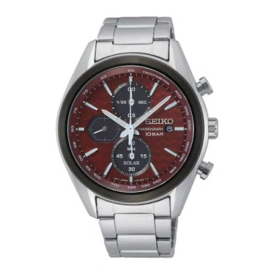 Pre-owned Seiko Selection Chronograph Solar Watch Ssc77p1 Usus