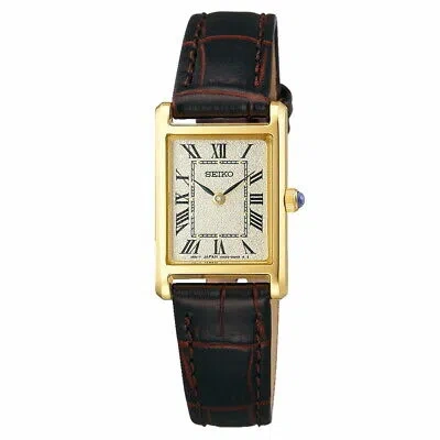Pre-owned Seiko Selection Nano Universe Collaboration Sseh002 Watch Quartz Gold Brown