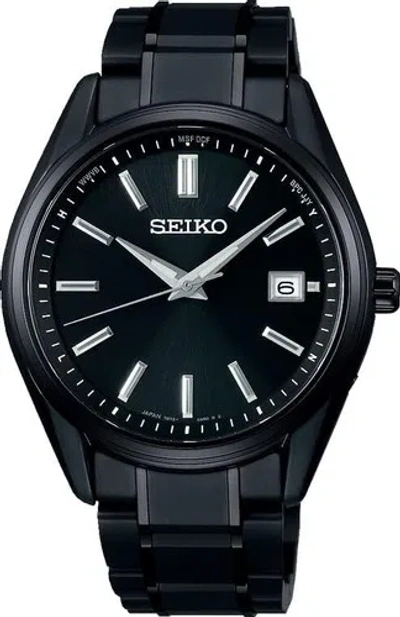 Pre-owned Seiko Selection S Sbtm343 Analog Black Watch Men Box