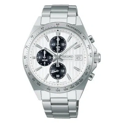 Pre-owned Seiko Selection S Series Men's Watch Sbtr039 Silver