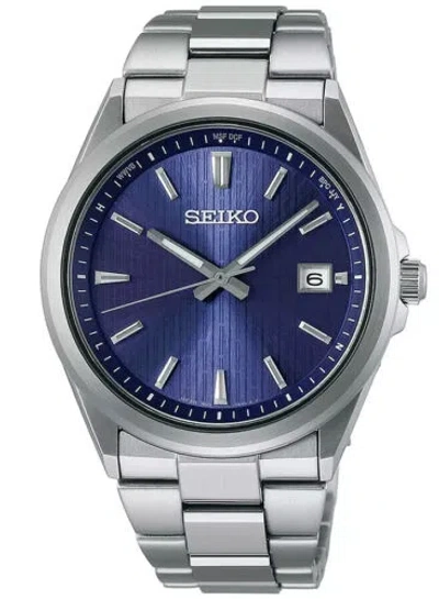 Pre-owned Seiko Selection S Series Premium Sbtm349 Solar Blue Men's Watch Usus