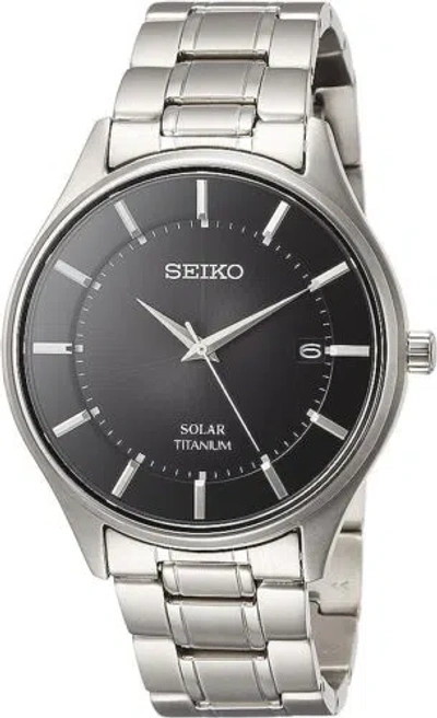 Pre-owned Seiko Selection Sbpx103 Solar Power Titanium Sapphire Watch Japan Genuine