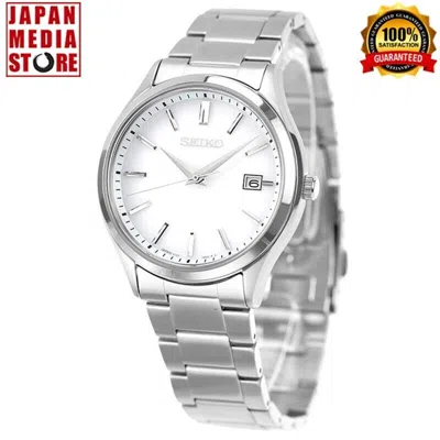 Pre-owned Seiko Selection Sbpx143 Silver Dial Solar Sapphire Stainless Steel Men Watch