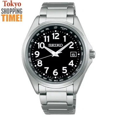 Pre-owned Seiko Selection Sbtm329 Titanium Radio Solar Analog Men`s Watch Brand Japan