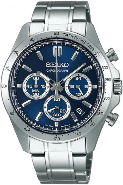 Pre-owned Seiko Selection Spirit Jdm Chronograph 40mm Blu Sbtr013 - Nuovo Full Set