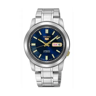 Seiko Series 5 Automatic Blue Dial Men's Watch Snkk11k1 In Neutral