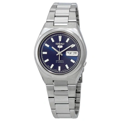 Seiko Series 5 Automatic Date-day Blue Dial Men's Watch Snkc51j1 In Metallic