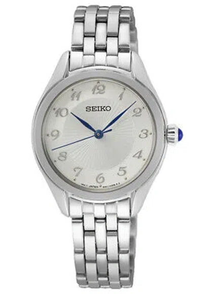 Pre-owned Seiko Silver Womens Analogue Watch Sur379p1