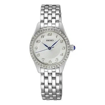 Pre-owned Seiko Silver Womens Analogue Watch Sur385p1