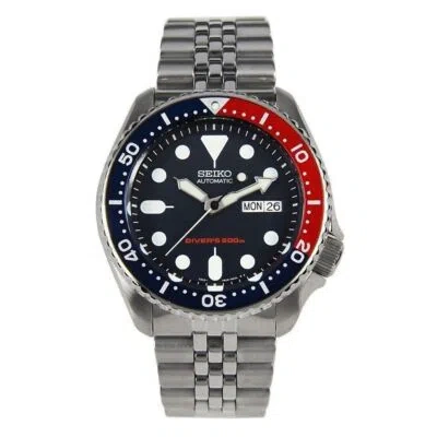 Pre-owned Seiko Skx Automatic Diver 200m Jubilee Bracelet Day/date Skx009k2 Mens Watch