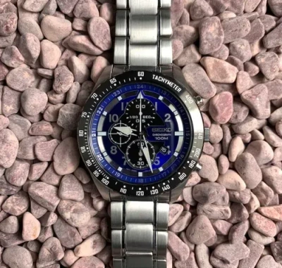 Pre-owned Seiko Sndh35p1 Quartz Mens Watch + Worldiwde Warranty Us4