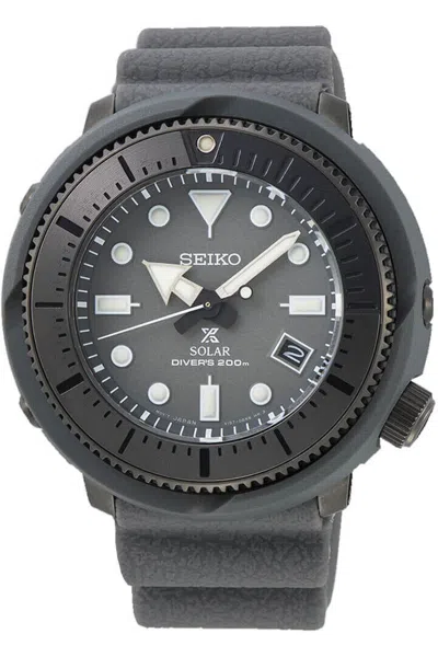Pre-owned Seiko Sne563p1,men Solar Sport,stainless Steel Case,silicone,date,200m Wr,sne563
