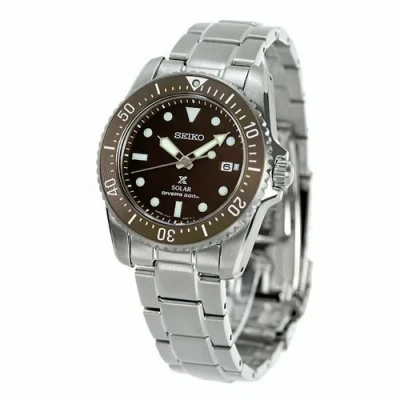 Pre-owned Seiko Sne571p1 / Sbdn071 Solar Mens Watch + Worldwide Warranty Us4