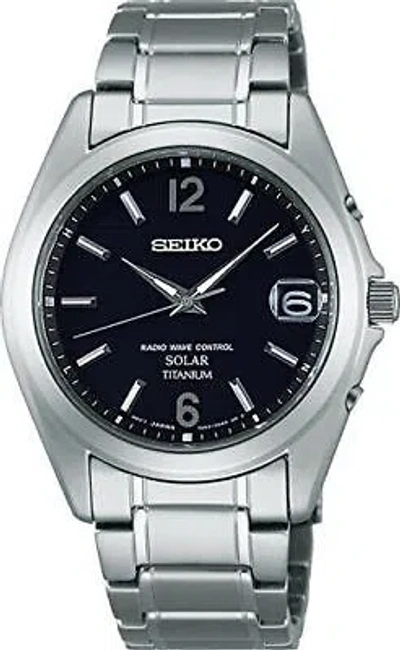 Pre-owned Seiko Spirit Sbtm229 Titanium Solar Watch Men's