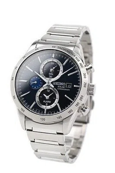 Pre-owned Seiko Spirit Smart Sbpy115 Chronograph Men Watch In Box