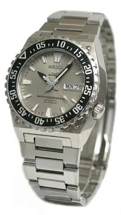 Pre-owned Seiko Sports Snzd67k1 Automatic Men Watch 100m 42mm Grey Dial Snzd67