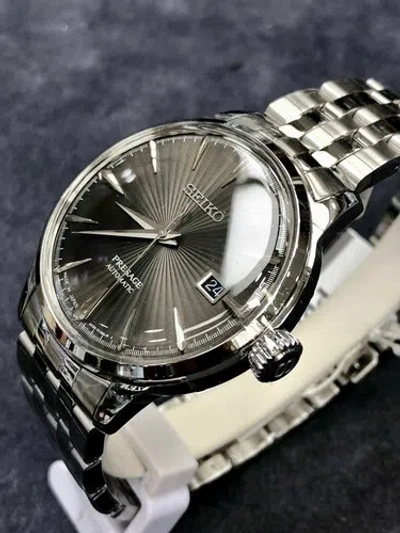 Pre-owned Seiko Srpe17j1 Presage Men's Watch + Worldwide Warranty +  Box Us4