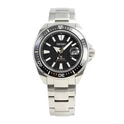 Pre-owned Seiko Srpe35k1 Prospex Diver's Srpe35k Mechanical (automatic) Analog Black