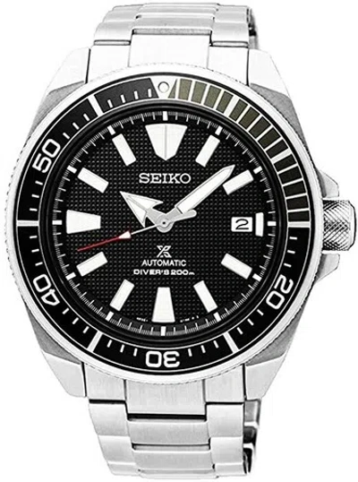 Pre-owned Seiko Srpf03 Prospex Men's Silver-tone 44mm Stainless Steel Black Dial Watch
