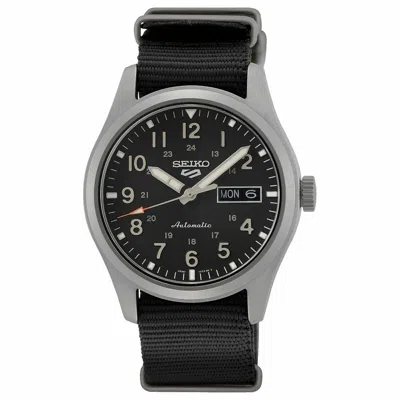 Pre-owned Seiko Srpg37k1,men Sport,automatic,stainless Case,fabric,date,100m Wr,srpg37