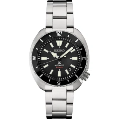 Pre-owned Seiko Srph17 Prospex 42mm Steel Black Dial Date 200m Diver Automatic Men's Watch