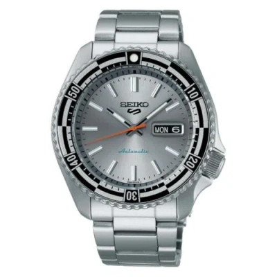 Pre-owned Seiko Srpk09 Men's 5 Sports Special Edition - Silver Dial Stainless Steel Band