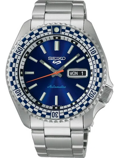 Pre-owned Seiko Srpk65k1,men Sport,automatic,stainless,rotating Bezel,date,100m Wr,srpk65