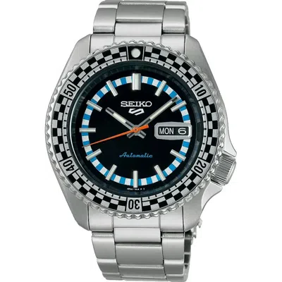 Pre-owned Seiko Srpk67k1,men Sport,automatic,stainless,rotating Bezel,date,100m Wr,srpk67