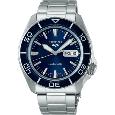 Pre-owned Seiko Srpk97k1,men Sport,automatic,stainless,rotating Bezel,date,100m Wr,srpk97