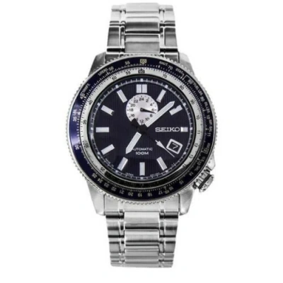 Pre-owned Seiko Ssa001k1 Superior Automatic 4r37 Watch Blue Dial 100m Stainless Steel