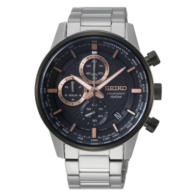 Pre-owned Seiko Ssb331p1 Quartz Mens Watch + Worldwide Warranty Us4