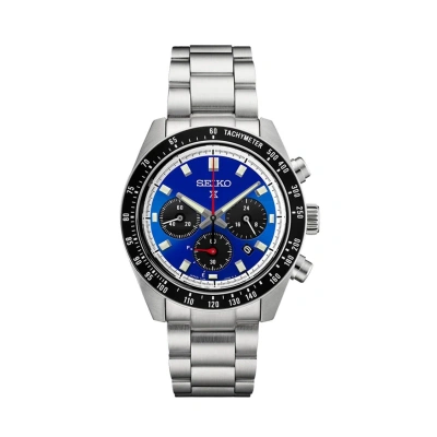 Pre-owned Seiko Ssc931 Speedtimer Solar Chronograph Blue Dial (fedex 2 Day)