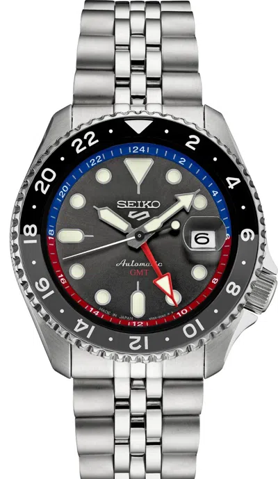 Pre-owned Seiko Ssk019 Gmt Men's Sport Automatic Watch