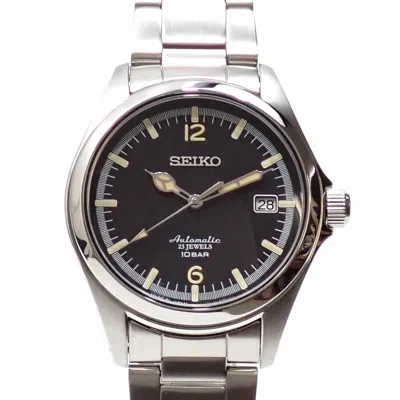 Pre-owned Seiko Stainless Steel Wristwatch () In Silver